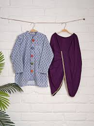 Dhoti Pants with Western Top