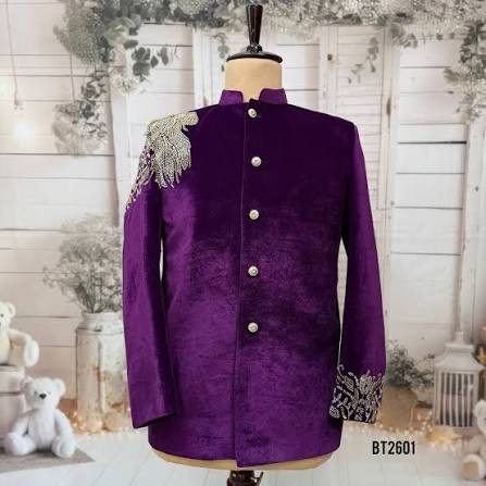 Asymmetrical Jodhpuri Jacket
