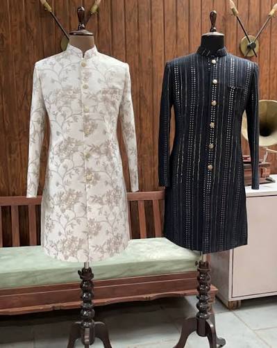 Achkan Style Sherwani